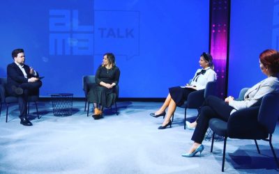 Vetäjämme Emilia Valtola alustamassa Alma Talkia 2.3. ja keskustelemassa paneelissa sisältömarkkinoinnin uusista suunnista ja tuloksellisuuden mittaamisesta